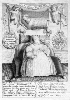 Prince Charles and Prince Henry, sons of King Charles I, 17th century, (1802)