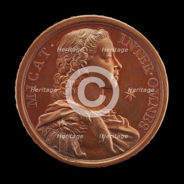 Prince Charles Edward Stuart, 1720-1788 (The Young Pretender, Bonnie Prince Charlie) [obverse], 1729 Creator: Ottone Hamerani.