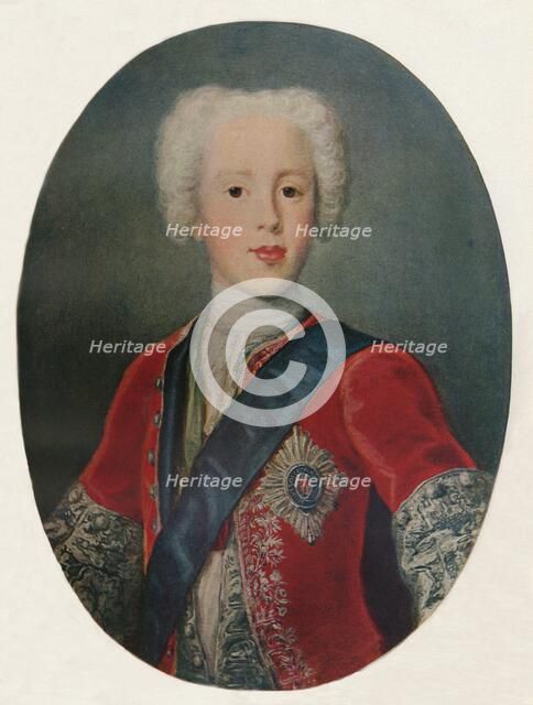 'Prince Charles Edward Stuart', c1729 (c1927). Artist: Unknown.