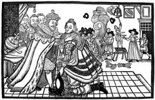 Prince Charles's welcome home from Spain, 1623, (1893)