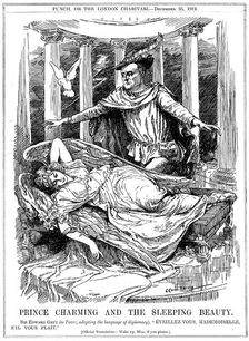 Prince Charming and the Sleeping Beauty 1912. Artist: Leonard Raven-Hill
