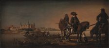 Prince Christian, the Heir Apparent, Hunting Ducks at Nykobing Castle, 1639. Creators: KMS 1530 Monogrammist A.M., Andreas Magerstadt