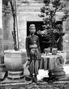 Prince Chulalongkorn of Siam (Thailand), 1865. Creator: John Thomson