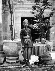 Prince Chulalongkorn of Siam (Thailand), 1865. Creator: John Thomson