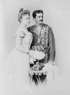Prince Danilo and wife, 1910. Creator: Bain News Service