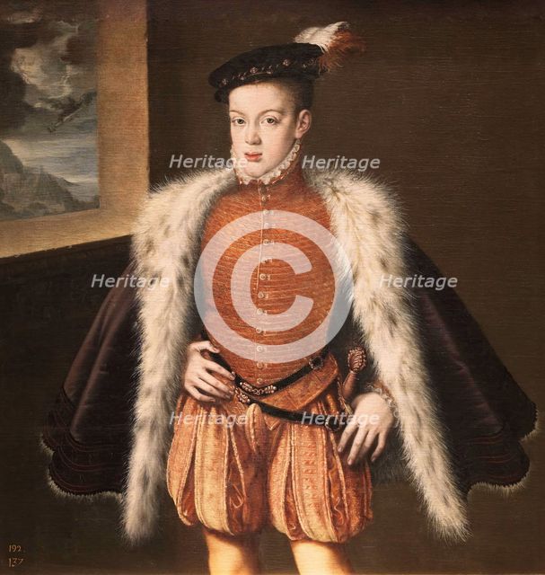Prince Don Carlos, between c1555 and c1559 Creator: Alonso Sanchez Coello.