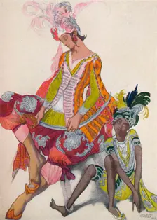 Prince Et Esclave Revant 1922, (1923). Artist: Leon Bakst