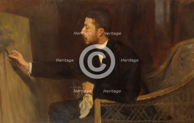 Prince Eugen, 1895. Creator: Oscar Bjorck.