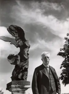 Prince Eugen of Sweden at his home, Waldemarsudde, Stockholm, 1930s. Creator: Karl Sandels