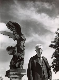 Prince Eugen of Sweden at his home, Waldemarsudde, Stockholm, 1930s. Creator: Karl Sandels