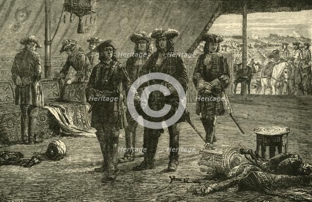 'Prince Eugene After the Victory Over the Turks at Belgrade, (1717)', 1890). Creator: Unknown.