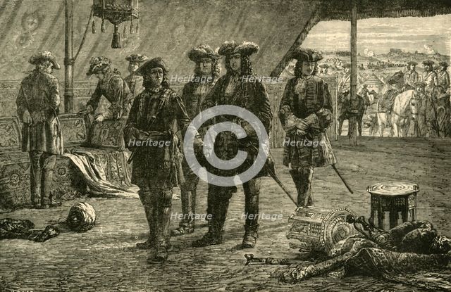 'Prince Eugene After the Victory Over the Turks at Belgrade, (1717)', 1890). Creator: Unknown.