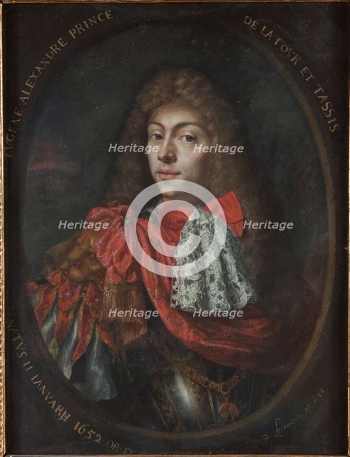 Prince Eugene Alexander of Thurn and Taxis (1652-1714), 1682.  Creator: Pieter Leermans.