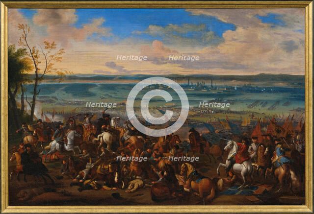 Prince Eugène of Savoy at the Battle of Malplaquet. Creator: Huchtenburgh, Jan van (1647-1733).