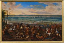 Prince Eugène of Savoy at the Battle of Malplaquet. Creator: Huchtenburgh, Jan van (1647-1733)