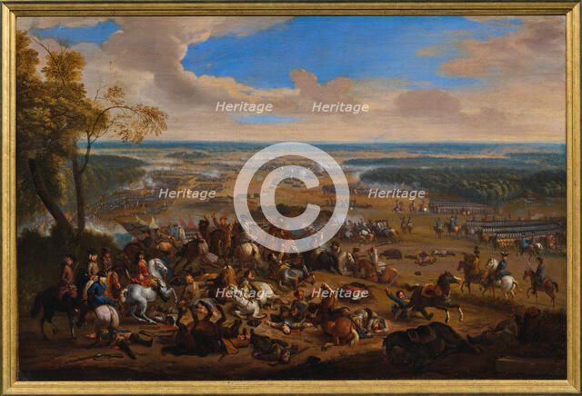 Prince Eugène of Savoy at the Siege of Turin. Creator: Huchtenburgh, Jan van (1647-1733).