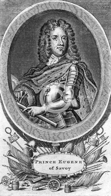 Prince Eugene of Savoy, general in the Austrian army. Artist: Unknown