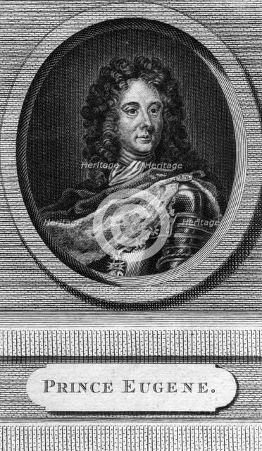 Prince Eugene of Savoy, general in the Austrian army. Artist: Unknown