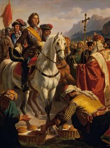 Prince Eugene's journey to Bosnia in 1697, 1864. Creator: Carl von Blaas