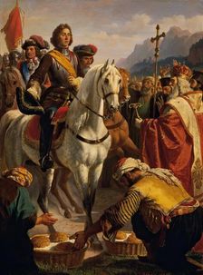Prince Eugene's journey to Bosnia in 1697, 1864. Creator: Carl von Blaas