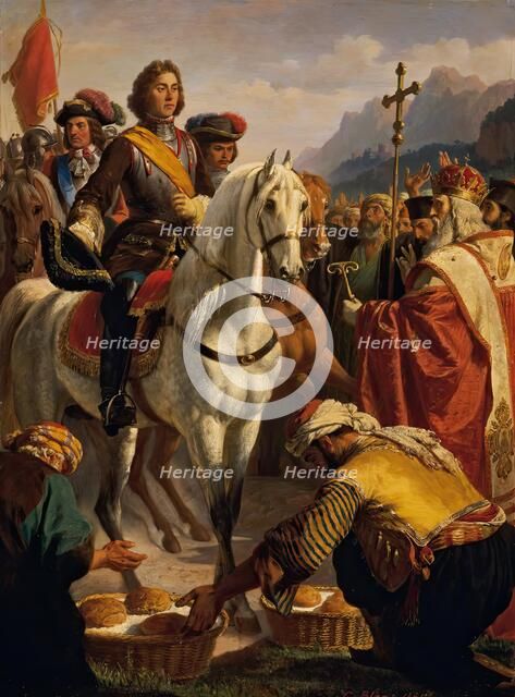 Prince Eugene's journey to Bosnia in 1697, 1864. Creator: Carl von Blaas.