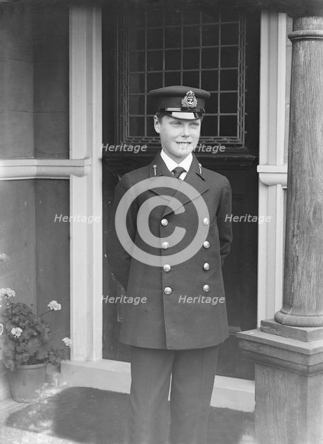 Prince Edward at the Royal Naval College, Osborne, Isle of Wight, c1909.  Creator: Kirk & Sons of Cowes.