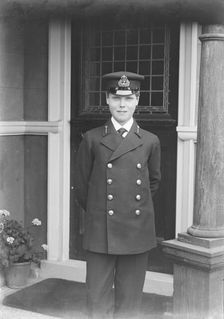 Prince Edward at the Royal Naval College, Osborne, Isle of Wight, c1909. Creator: Kirk & Sons of Cowes