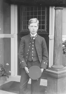 Prince Edward at the Royal Naval College, Osborne, Isle of Wight, c1909. Creator: Kirk & Sons of Cowes