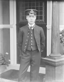 Prince Edward at the Royal Naval College, Osborne, Isle of Wight, c1909. Creator: Kirk & Sons of Cowes