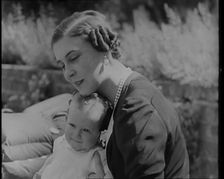 Prince Edward of Kent with His Mother, Marina, Her Royal Highness The Duchess of Kent, 1936. Creator: British Pathe Ltd