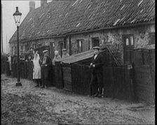 Prince Edward, Prince of Wales Inspecting Working Class Homes in the North of England, 1929. Creator: British Pathe Ltd