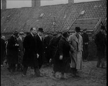 Prince Edward, Prince of Wales Walking Around a Village in the North of England, 1929. Creator: British Pathe Ltd