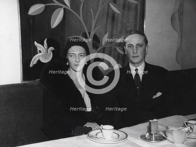 Prince Felix Yusupov, Count Sumarokov-Elston and his wife, Princess Irina Alexandrovna of Russia, c.