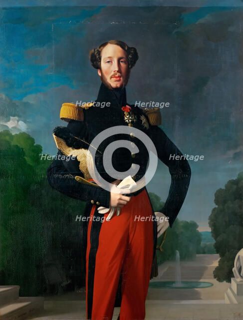 Prince Ferdinand Philippe, Duke of Orléans (1810-1842). Artist: Ingres, Jean Auguste Dominique (1780-1867)