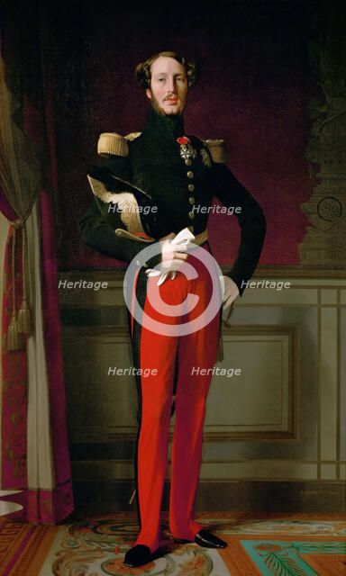 Prince Ferdinand Philippe, Duke of Orléans (1810-1842). Artist: Ingres, Jean Auguste Dominique (1780-1867)