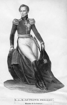 Prince Frederic, Minister of War c19th century