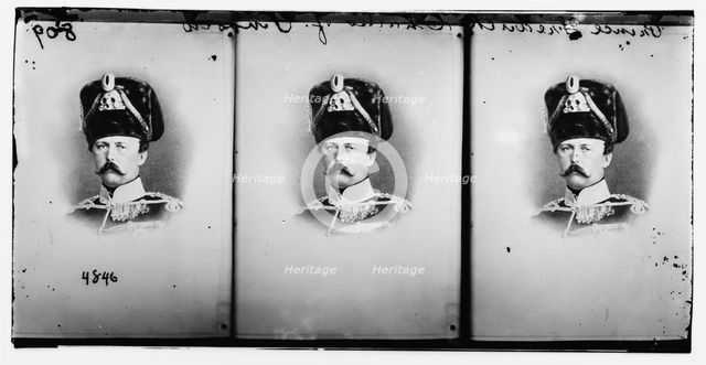 Prince Frederic Charles of Prussia, ca. 1860-1865. Creator: Unknown.