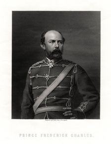 Prince Frederick Charles, 19th century. Artist: W Holl