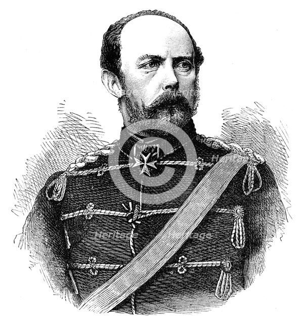 Prince Frederick Charles of Prussia, (late 19th century). Artist: Unknown