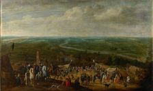 Prince Frederik Hendrik at the Siege of s-Hertogenbosch, 1629, c.1631. Creator: Pauwels van Hillegaert I