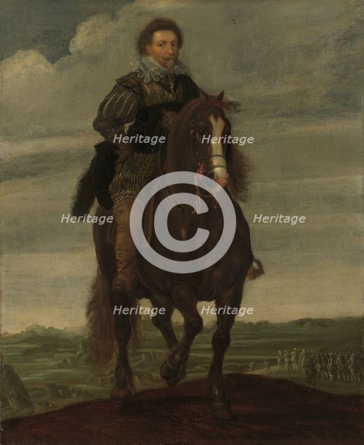 Prince Frederik Hendrik on Horseback, c.1629-c.1635. Creator: Pauwels van Hillegaert I.