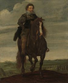 Prince Frederik Hendrik on Horseback, c.1629-c.1635. Creator: Pauwels van Hillegaert I