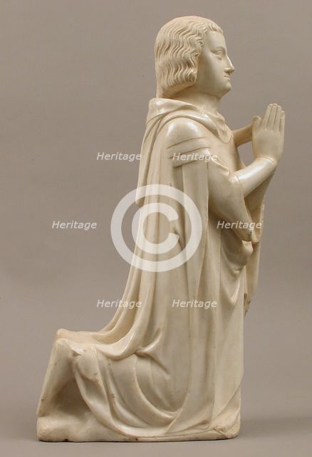 Prince, from a group of Donor Figures including a King, Queen, and Prince, French, ca. 1350. Creator: Unknown.
