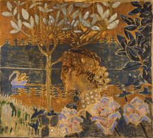 Prince Gvidon and Princess Swan 1890s. Artist: Mikhail Vrubel