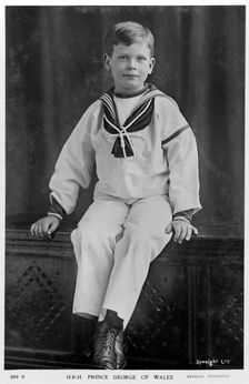Prince George of Wales, c1900s(?).Artist: Speaight