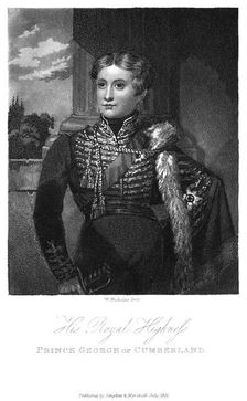 Prince George of Cumberland 1831. Artist: W Nicholas