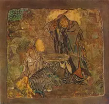 Prince Gotama (Gautama) Cutting Off His Hair (1934-35)