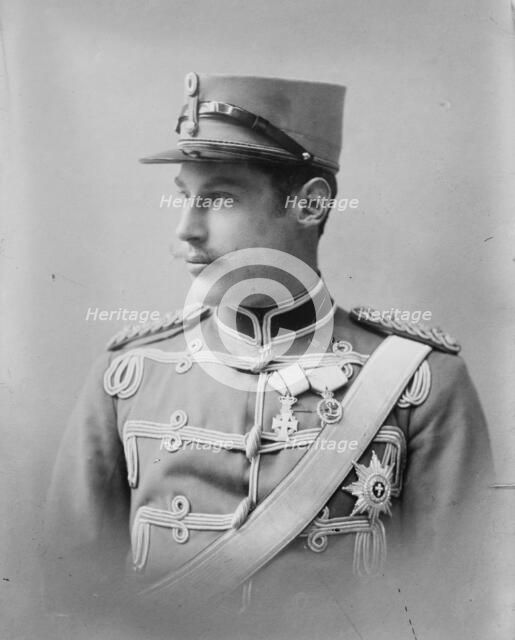 Prince Harold of Denmark, in uniform, 1912. Creator: Bain News Service.
