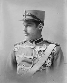 Prince Harold of Denmark, in uniform, 1912. Creator: Bain News Service