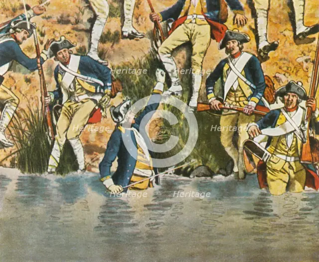 Prince Henry at the Battle of Prague, 6 May 1757, (1936). Creator: Unknown.